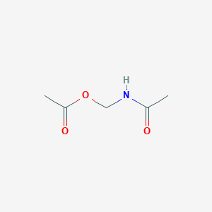 molecular formula C5H9NO3 B3047370 Acetamidomethyl acetate CAS No. 13831-32-8