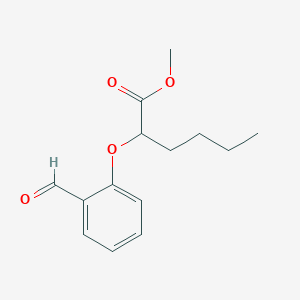 molecular formula C14H18O4 B3047371 Methyl 2-(2-formylphenoxy)hexanoate CAS No. 138320-26-0