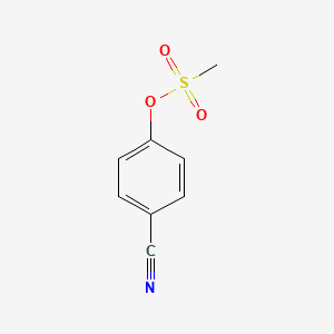 Benzonitrile, 4-[(methylsulfonyl)oxy]-