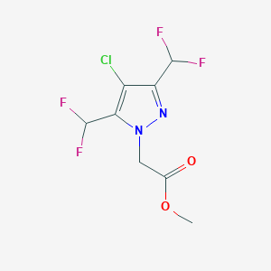 methyl [4-chloro-3,5-bis(difluoromethyl)-1H-pyrazol-1-yl]acetate