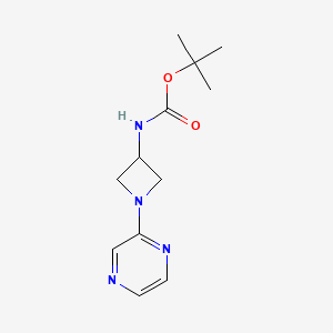 tert-Butyl (1-(pyrazin-2-yl)azetidin-3-yl)carbamate