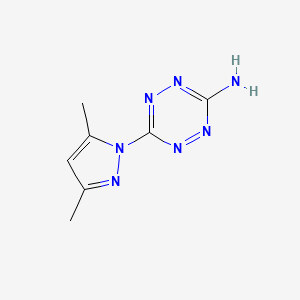 1,2,4,5-Tetrazin-3-amine, 6-(3,5-dimethyl-1H-pyrazol-1-yl)-