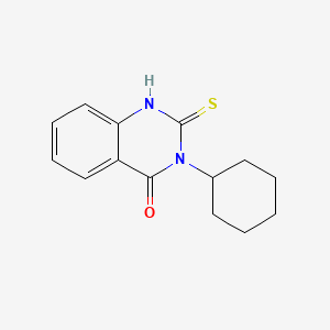 3-cyclohexyl-2-thioxo-2,3-dihydroquinazolin-4(1H)-one