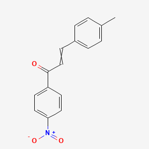 2-Propen-1-one, 3-(4-methylphenyl)-1-(4-nitrophenyl)-