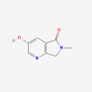 3-Hydroxy-6-methyl-6,7-dihydro-pyrrolo[3,4-b]pyridin-5-one