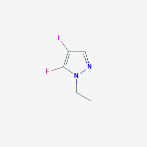 molecular formula C5H6FIN2 B3047417 1-Ethyl-5-fluoro-4-iodo-1H-pyrazole CAS No. 1392274-31-5