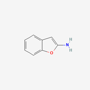 molecular formula C8H7NO B3047424 Benzofuran-2-amine CAS No. 139266-08-3