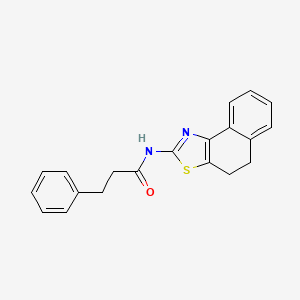 Benzenepropanamide, N-(4,5-dihydronaphtho[1,2-d]thiazol-2-yl)-