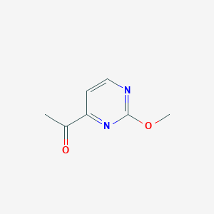 molecular formula C7H8N2O2 B3047433 1-(2-Methoxypyrimidin-4-yl)ethanone CAS No. 1393547-32-4