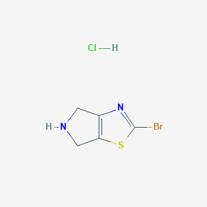 2-Bromo-5,6-dihydro-4H-pyrrolo[3,4-d]thiazole hydrochloride