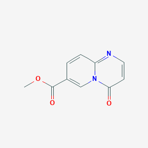 molecular formula C10H8N2O3 B3047446 Methyl 4-oxo-4H-pyrido[1,2-a]pyrimidine-7-carboxylate CAS No. 1395493-36-3