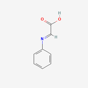 molecular formula C8H7NO2 B3047449 乙酸，(苯亚胺基)- CAS No. 139661-71-5