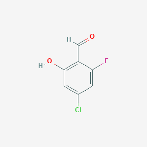 4-Chloro-2-fluoro-6-hydroxybenzaldehyde