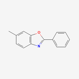 molecular formula C14H11NO B3047488 6-甲基-2-苯基-1,3-苯并恶唑 CAS No. 14016-00-3