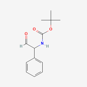 Carbamic acid, (2-oxo-1-phenylethyl)-, 1,1-dimethylethyl ester