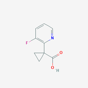 1-(3-Fluoropyridin-2-yl)cyclopropane-1-carboxylic acid