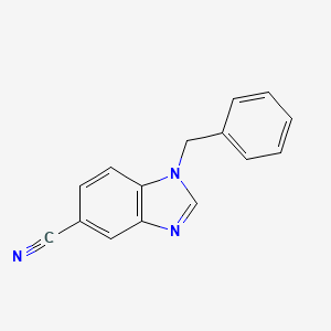 1-Benzyl-1,3-benzodiazole-5-carbonitrile