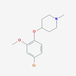 4-(4-Bromo-2-methoxyphenoxy)-1-methylpiperidine