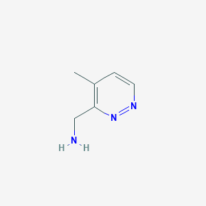 (4-Methylpyridazin-3-yl)methanamine