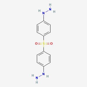 [4-(4-Hydrazinylphenyl)sulfonylphenyl]hydrazine