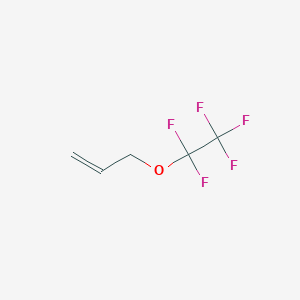 molecular formula C5H5F5O B3047513 1-Propene, 3-(pentafluoroethoxy)- CAS No. 140899-22-5