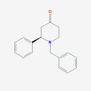 (R)-1-benzyl-2-phenylpiperidin-4-one