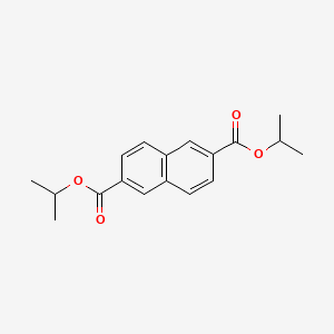 molecular formula C18H20O4 B3047525 2,6-Naphthalenedicarboxylic acid, bis(1-methylethyl) ester CAS No. 141262-30-8