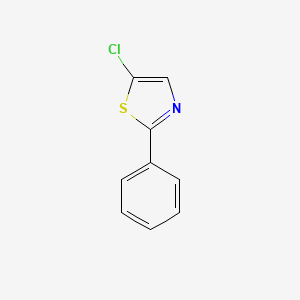 molecular formula C9H6ClNS B3047526 5-Chloro-2-phenylthiazole CAS No. 141305-41-1