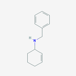 molecular formula C13H17N B3047527 Benzenemethanamine, N-2-cyclohexen-1-yl- CAS No. 141330-12-3
