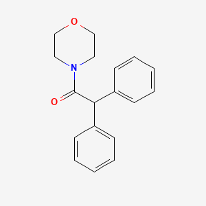 molecular formula C18H19NO2 B3047528 1-Morpholino-2,2-diphenylethanone CAS No. 14135-68-3
