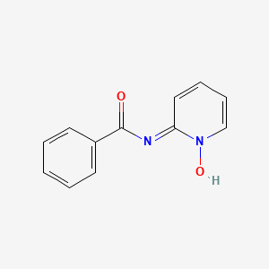 molecular formula C12H10N2O2 B3047547 N-(1-hydroxypyridin-2-ylidene)benzamide CAS No. 14178-42-8