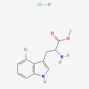 methyl 2-amino-3-(4-bromo-1H-indol-3-yl)propanoate hydrochloride