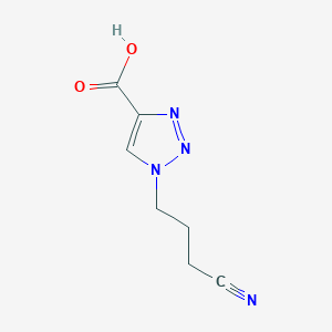 1-(3-cyanopropyl)-1H-1,2,3-triazole-4-carboxylic acid