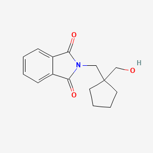 2-{[1-(hydroxymethyl)cyclopentyl]methyl}-2,3-dihydro-1H-isoindole-1,3-dione