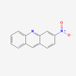 molecular formula C13H8N2O2 B3047595 3-Nitroacridine CAS No. 14251-96-8