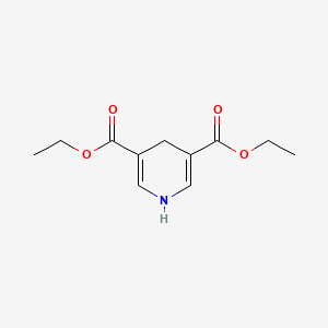 molecular formula C11H15NO4 B3047598 3,5-Pyridinedicarboxylic acid, 1,4-dihydro-, diethyl ester CAS No. 14258-05-0