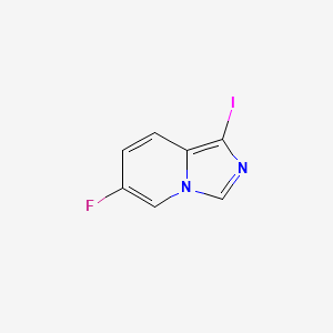 6-Fluoro-1-iodoimidazo[1,5-A]pyridine