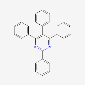 molecular formula C28H20N2 B3047610 Tetraphenylpyrimidine CAS No. 14277-91-9