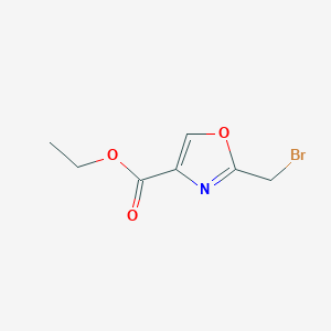 B3047612 Ethyl 2-(bromomethyl)-1,3-oxazole-4-carboxylate CAS No. 142841-00-7