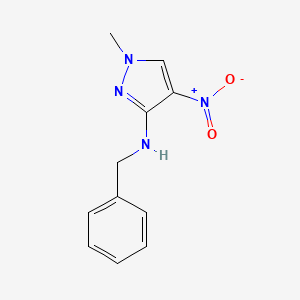 N-benzyl-1-methyl-4-nitro-1H-pyrazol-3-amine