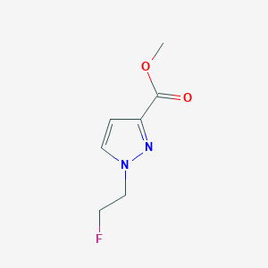methyl 1-(2-fluoroethyl)-1H-pyrazole-3-carboxylate