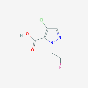 4-Chloro-1-(2-fluoroethyl)-1H-pyrazole-5-carboxylic acid
