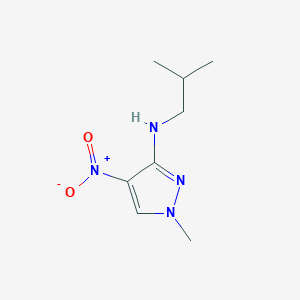 N-Isobutyl-1-methyl-4-nitro-1H-pyrazol-3-amine