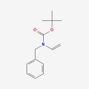 molecular formula C14H19NO2 B3047652 Carbamic acid, ethenyl(phenylmethyl)-, 1,1-dimethylethyl ester CAS No. 142977-32-0