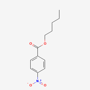 molecular formula C12H15NO4 B3047659 Pentyl 4-nitrobenzoate CAS No. 14309-42-3
