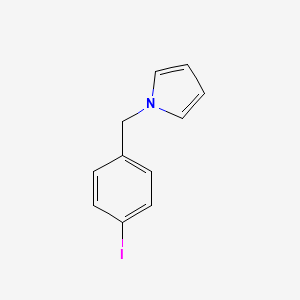 molecular formula C11H10IN B3047663 1-[(4-碘苯基)甲基]-1H-吡咯 CAS No. 143128-29-4