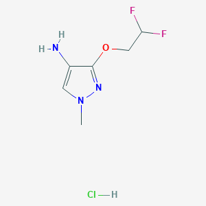 3-(2,2-Difluoroethoxy)-1-methyl-1H-pyrazol-4-amine hydrochloride