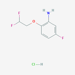 2-(2,2-Difluoroethoxy)-5-fluoroaniline hydrochloride