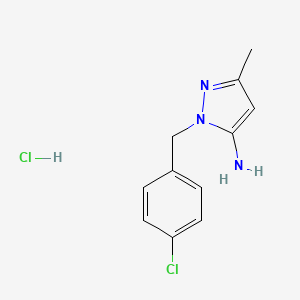 1-(4-Chlorobenzyl)-3-methyl-1H-pyrazol-5-amine hydrochloride