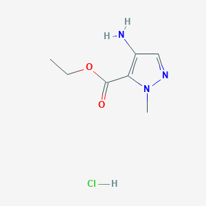 Ethyl 4-amino-1-methyl-1H-pyrazole-5-carboxylate hydrochloride